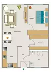 Wohnungsgrundriss (Muster)