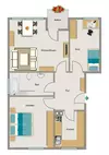 Wohnungsgrundriss (Muster)