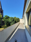 Blick vom Balkon