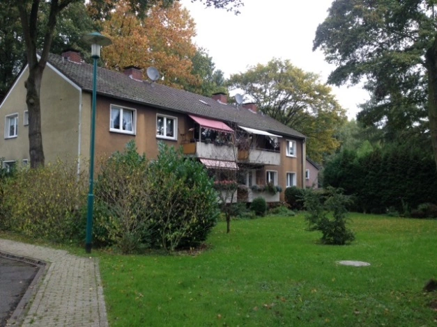 Rückfront mit Balkonen