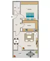 Wohnungsgrundriss (Muster)