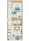 Wohnungsgrundriss (Muster)