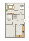 Grundriss untere Etage