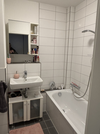 Badezimmer mit Badewanne