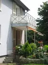 Rückansicht mit Balkon