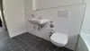 Toilette hängend