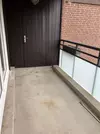 Balkon mit Abstellkammer