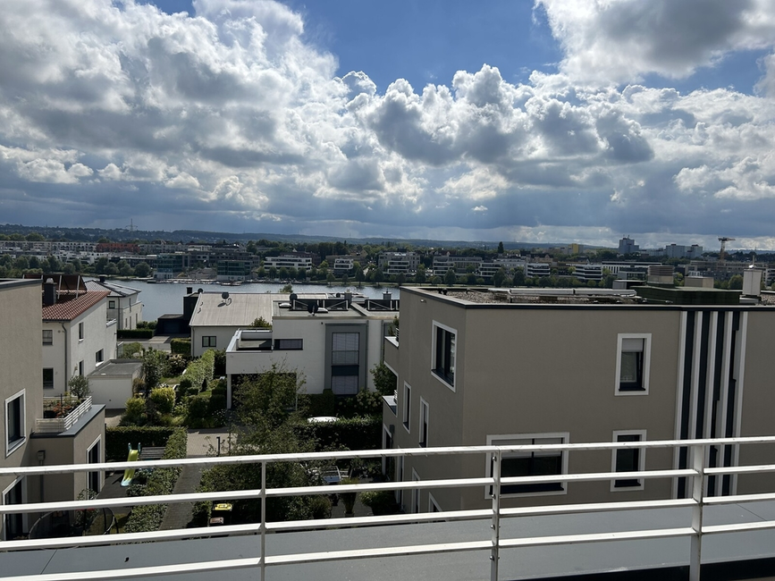Ausblick vom Balkon