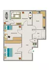 Grundriss 3,5 Zimmer