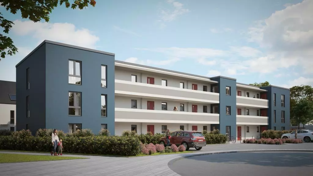 Haus A Außenansicht Eingang