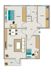 Wohnungsgrundriss (Muster)