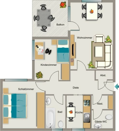 Gneisenaustraße 69, 44628 Herne - Photo 3