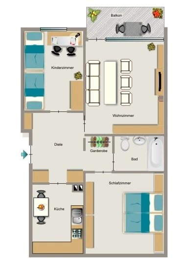 Kaiserstraße 111, 44629 Herne - Photo 2