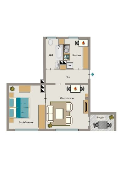 Kolpingstraße 27, 44649 Herne - Photo 1